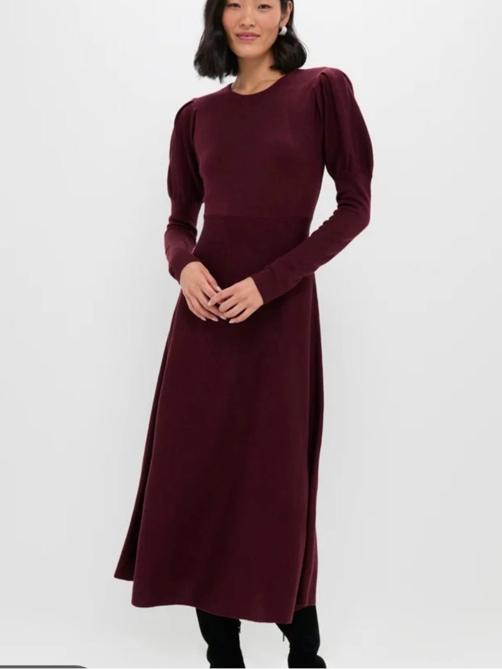 Pomander Place Winetasting Brielle Sweater Midi Dress | S